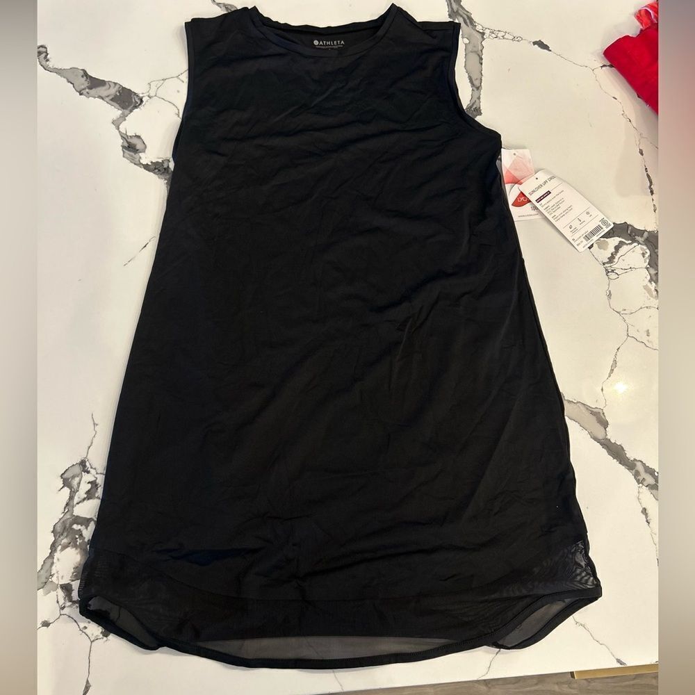 Athleta Black Sunlover UPF Dress NWT - Picture 2 of 4
